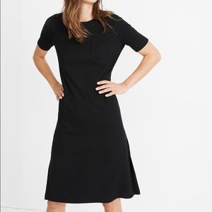 Madewell Ribbed Pocket Tee Midi dress